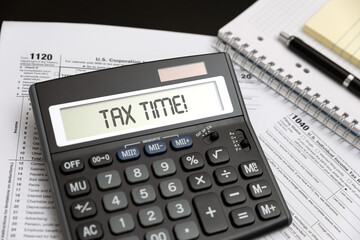 Tax income 2020 concept