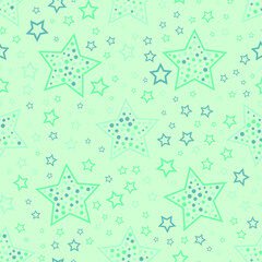seamless pattern with stars