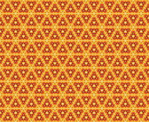 navajo triangular brown-orange textile patter