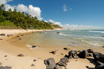 Chalk beach, Tibau do Sul, near Natal, Rio Grande do Norte State, Brazil on June 06, 2010.