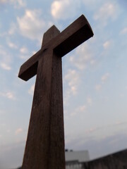 Wooden cross for the Lent