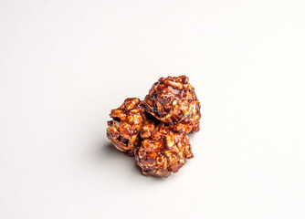 Popcorn with chocolate flavor