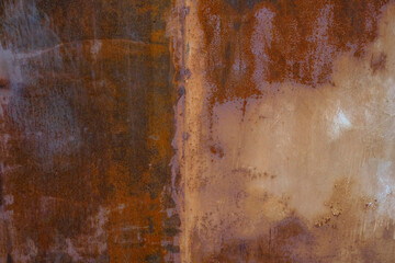 grunge old rusty metal background close-up. Construction exterior