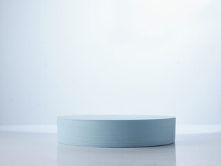 Empty podium for product presentation