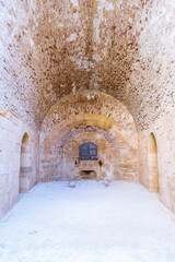 Ortigia, Syracuse, Italy / December 2018: Maniace Castle (Castello Maniace) in Syracuse