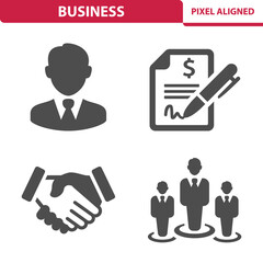 Business, Politics Icons