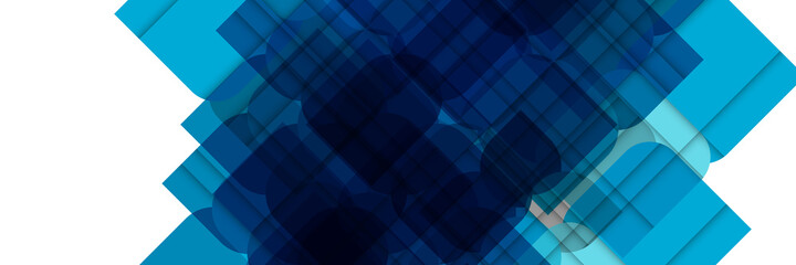 Modern blue grey white square geometrical abstract background. Business or technology presentation design template, brochure or flyer pattern, or geometric web banner 