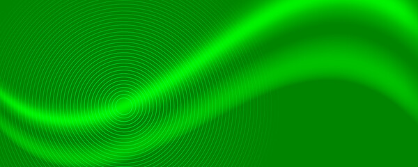Abstract vector of green circles. abstract technology communication concept. vector background. 