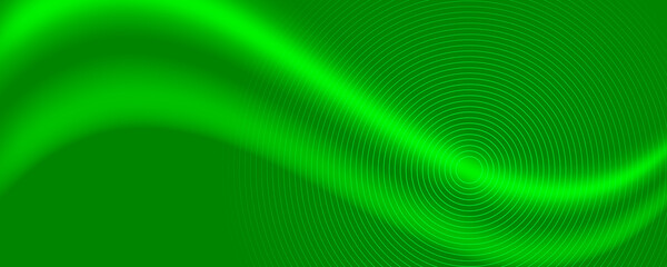 Abstract vector of green circles. abstract technology communication concept. vector background. 