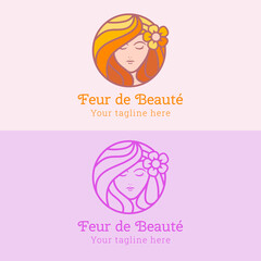 Flower true beauty premium vector