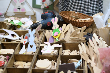 Various plywood figures are made according to templates on a milling machine, cut with a laser and...
