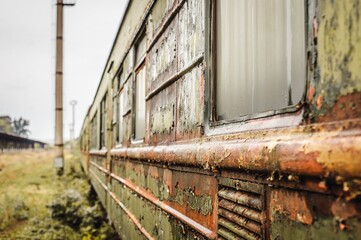 Old rusty train.