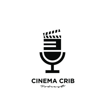 film movie podcast logo icon design