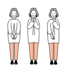 Smile, surprise, trouble, senior, woman