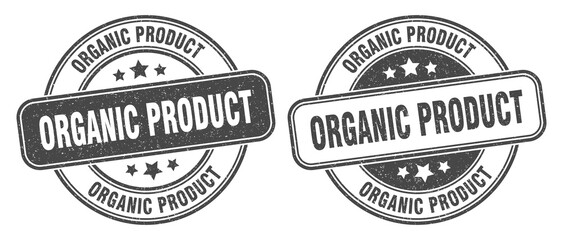 organic product stamp. organic product label. round grunge sign