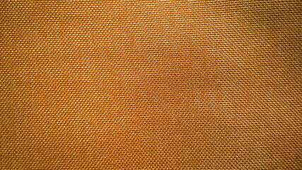 Brown color fabric background. Natural material, linen or cotton. Nature shade template. Concept of environment. Textiles and apparel industry development. Texture template. Copy space. Backdrop.