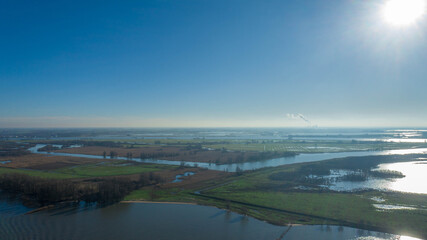 view of the city from the river