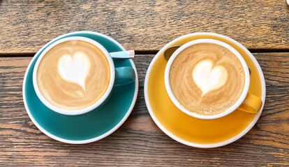 cup of coffee on the table