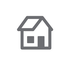 Obraz premium House vector icon. Home pictogram.