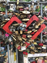locks on the bridge