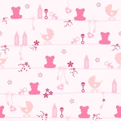 Endlosmuster Baby Mädchen Pink © Jan Engel
