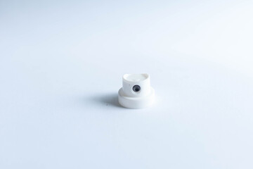 plastic graffiti spray cap after used background