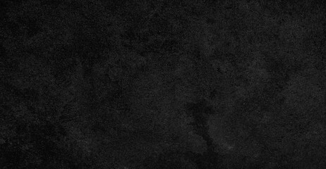 Obraz premium Panorama of Dark grey black slate background or texture. Black granite slabs background