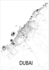 Mapa para hacer cruadros de ciudades - DUBAI © Jose