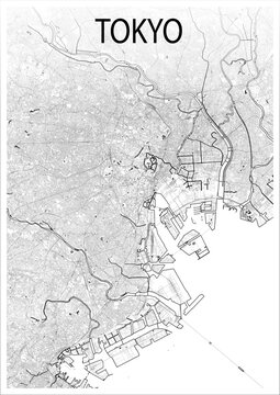 Mapa para hacer cruadros de ciudades - TOKYO