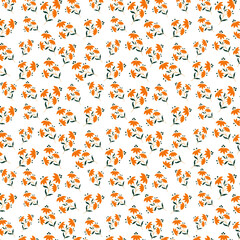 floral repeat pattern for fabric, print, fashion, wallpaper, background.