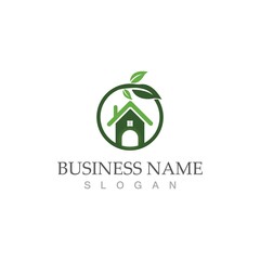 green house logo vector illustration