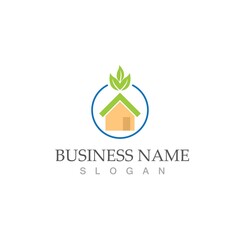 green house logo vector illustration