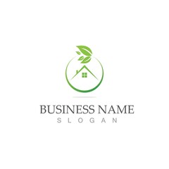 green house logo vector illustration