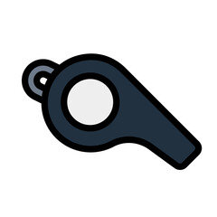 American Football Whistle Icon