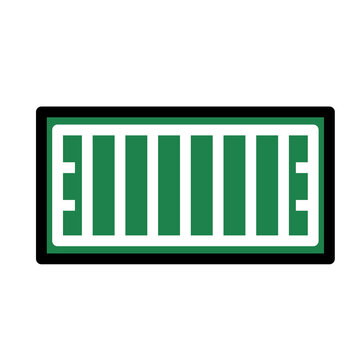 green football field graphic clip art preview