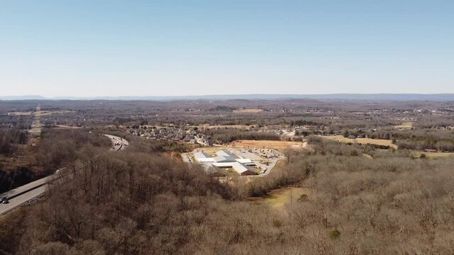 Aerial video Ooltewah.Tennessee USA