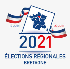 élections régionales en france les 13 juin et 20 juin 2021 Bretagne