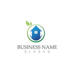 green house logo vector illustration