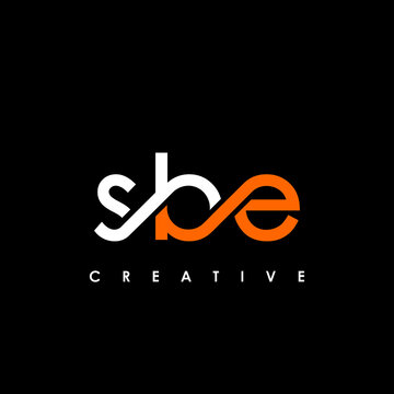 SBE Letter Initial Logo Design Template Vector Illustration