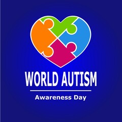 Obraz premium World Autism awareness day. Medical concept