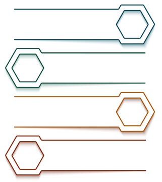 Design elements business presentation template. Vector illustration style infographics / web banners / charts and graphs and tables on white background. EPS 10