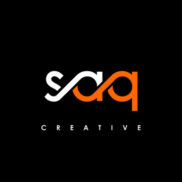 SAQ Letter Initial Logo Design Template Vector Illustration