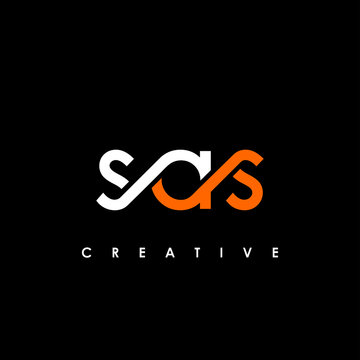 SAS Letter Initial Logo Design Template Vector Illustration