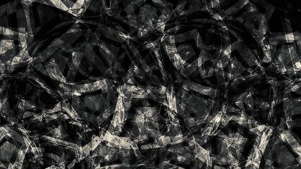 Creative geometric. Abstract, science, futuristic, energy technology concept. Blue room. Blue angle arrow overlap background. 3d illustration.