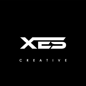 XES Letter Initial Logo Design Template Vector Illustration