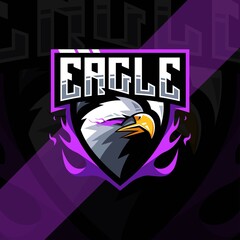 Eagle mascot logo esport design © Immidesign