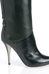 Fashionable women boots for all seasons. Studio shoot