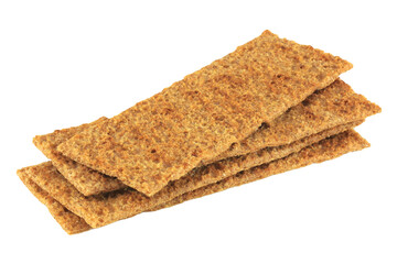 Crispbread isolated