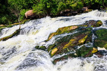 Rapids on the Inhulets river in Kryvyi Rih, Ukraine