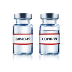 Impfstofflaschen Covid-19 Vakzine